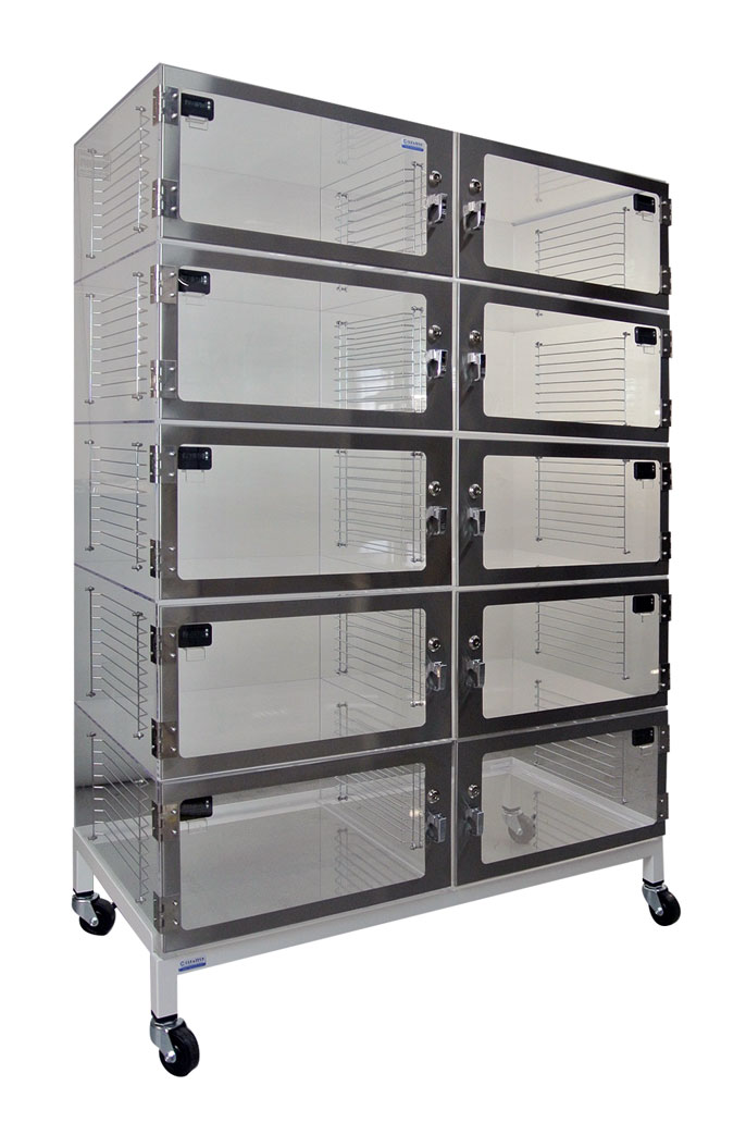 Adjustable Shelf Storage Desiccators